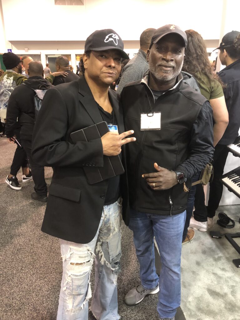 Guitarist Bobby G at NAMM 2023.