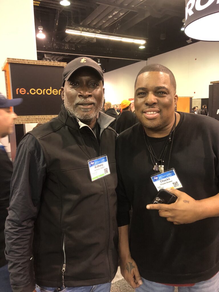 Chuckii Booker at NAMM 2023.