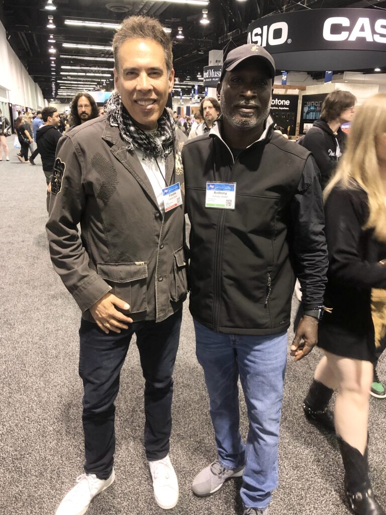 Freddie Ravel and Anthony Walker at NAMM 2023!