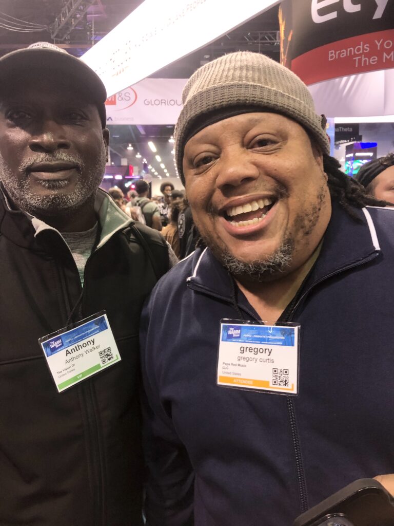 Gregory Curtis and Anthony Walker at NAMM 2023